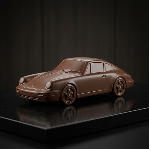 Voiture en chocolat Noir ou Lait - Chocolabé du Médoc