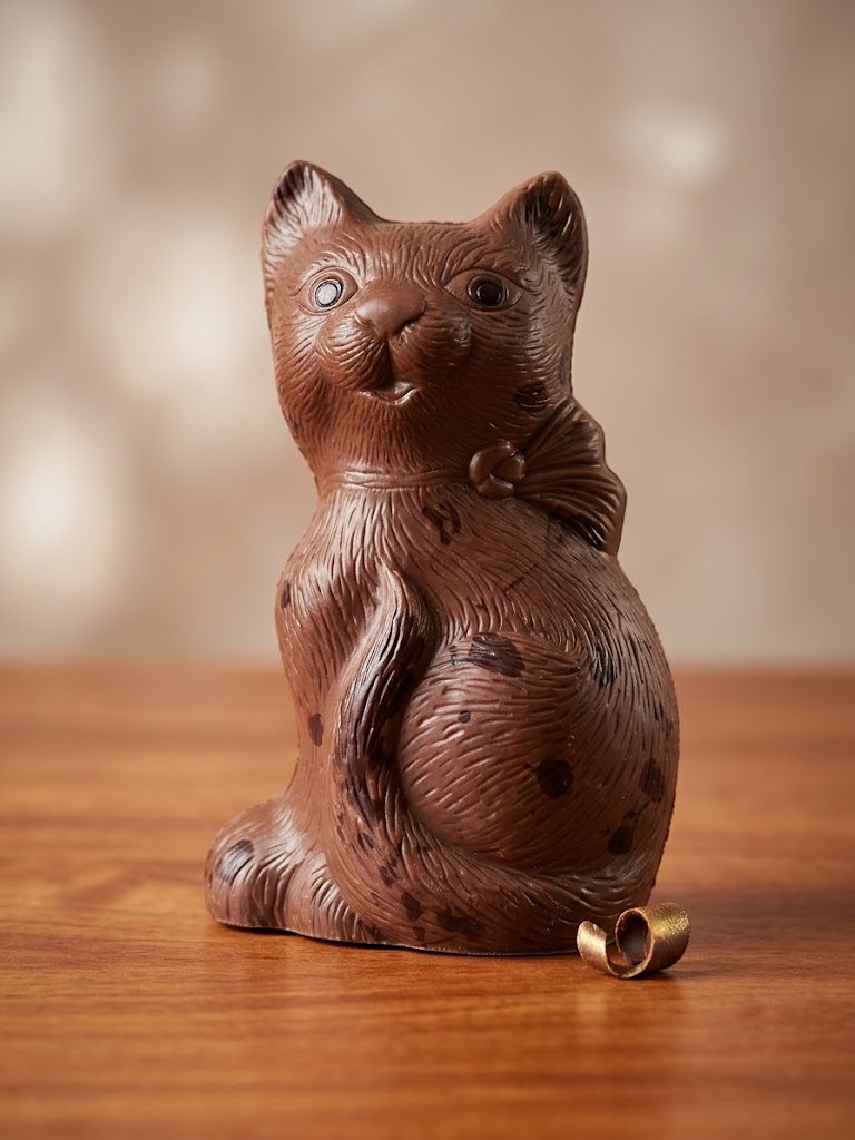 Chat en chocolat Lait ou Noir - Chocolabé du Médoc