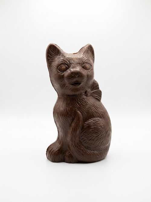 Chat en chocolat Lait ou Noir - Chocolabé du Médoc