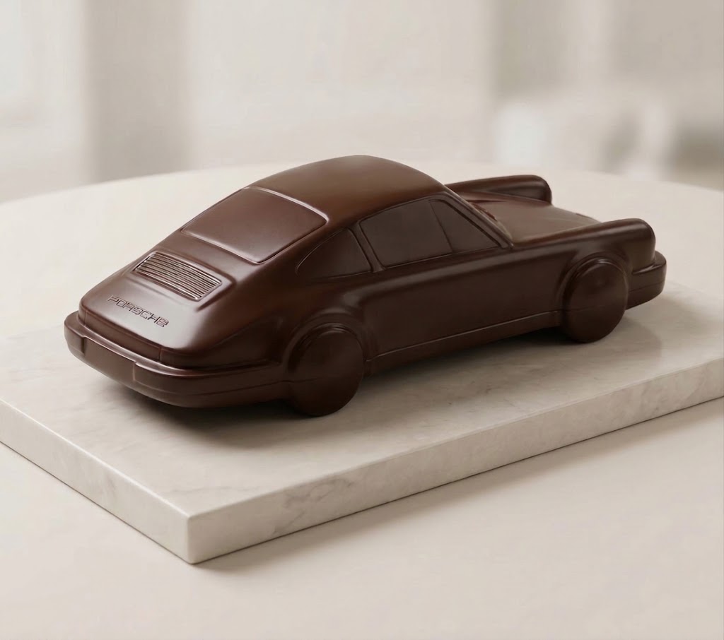 Voiture en chocolat Noir ou Lait - Chocolabé du Médoc